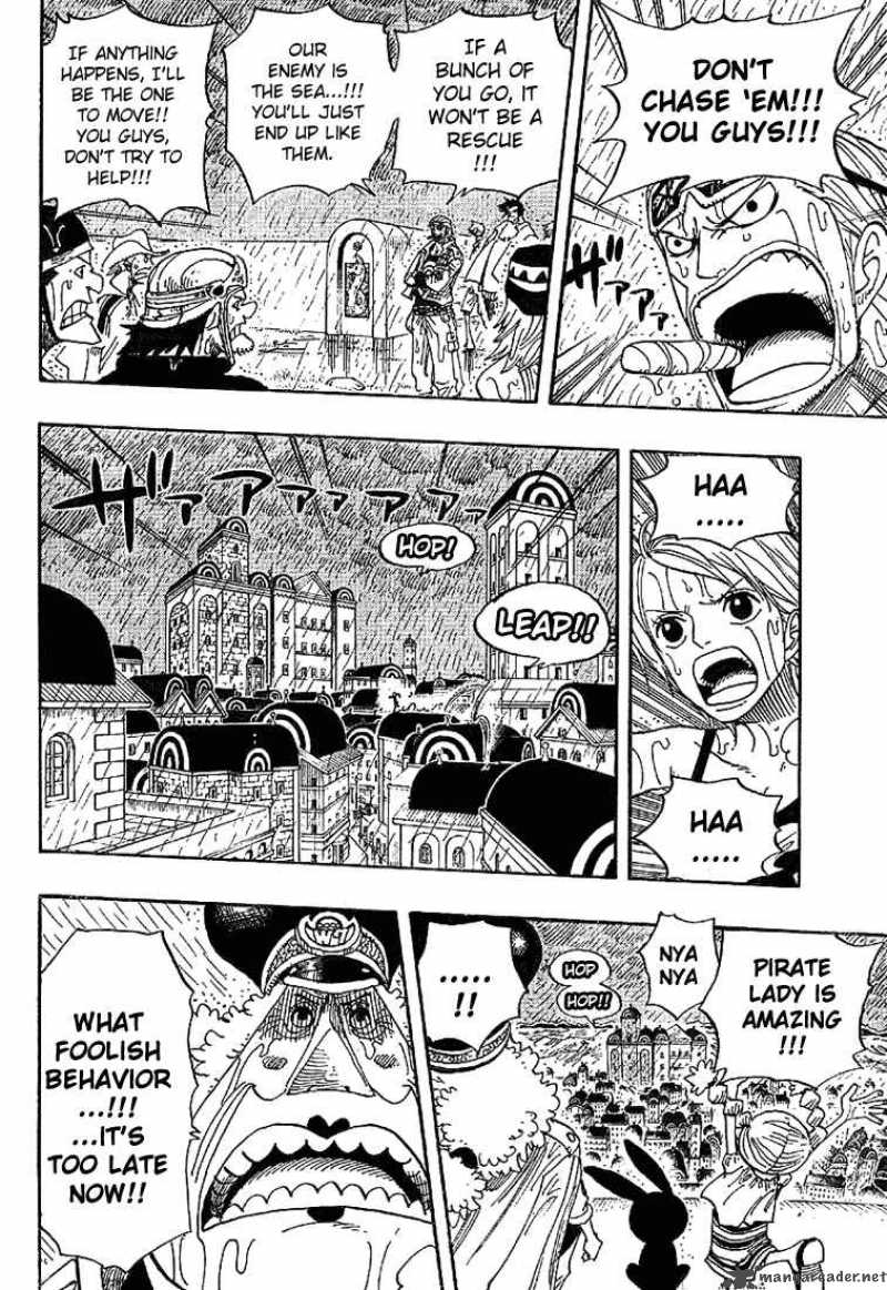 One Piece Chapter 363 page 4 - Chapter 363: Aqua Laguna