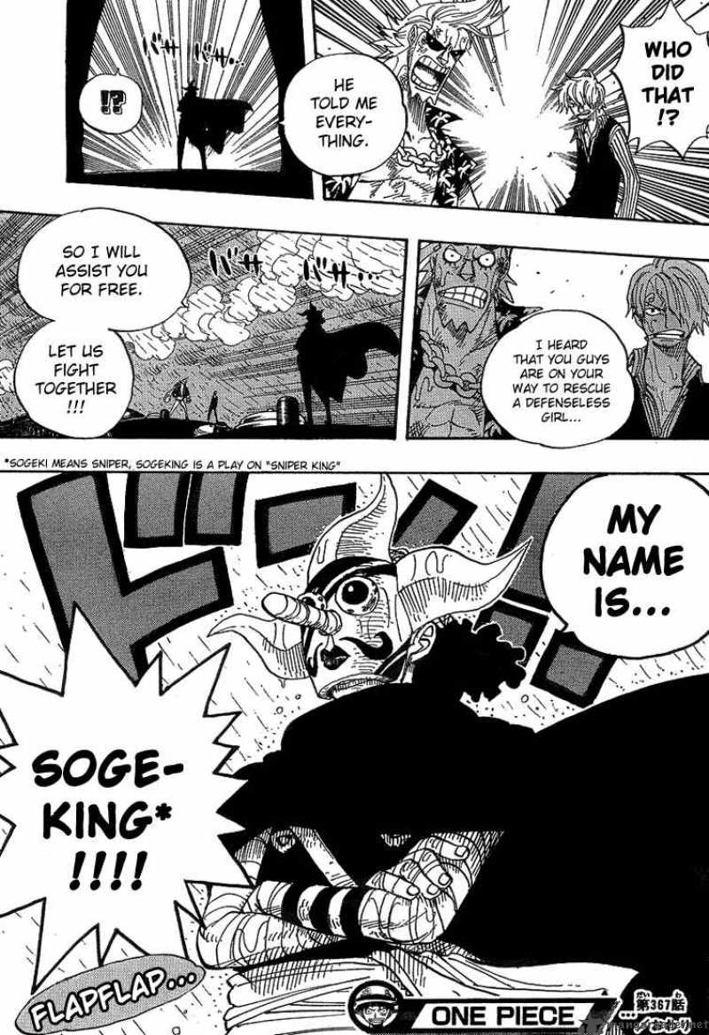 One Piece Chapter 367 page 18 - Chapter 367: Sogeking