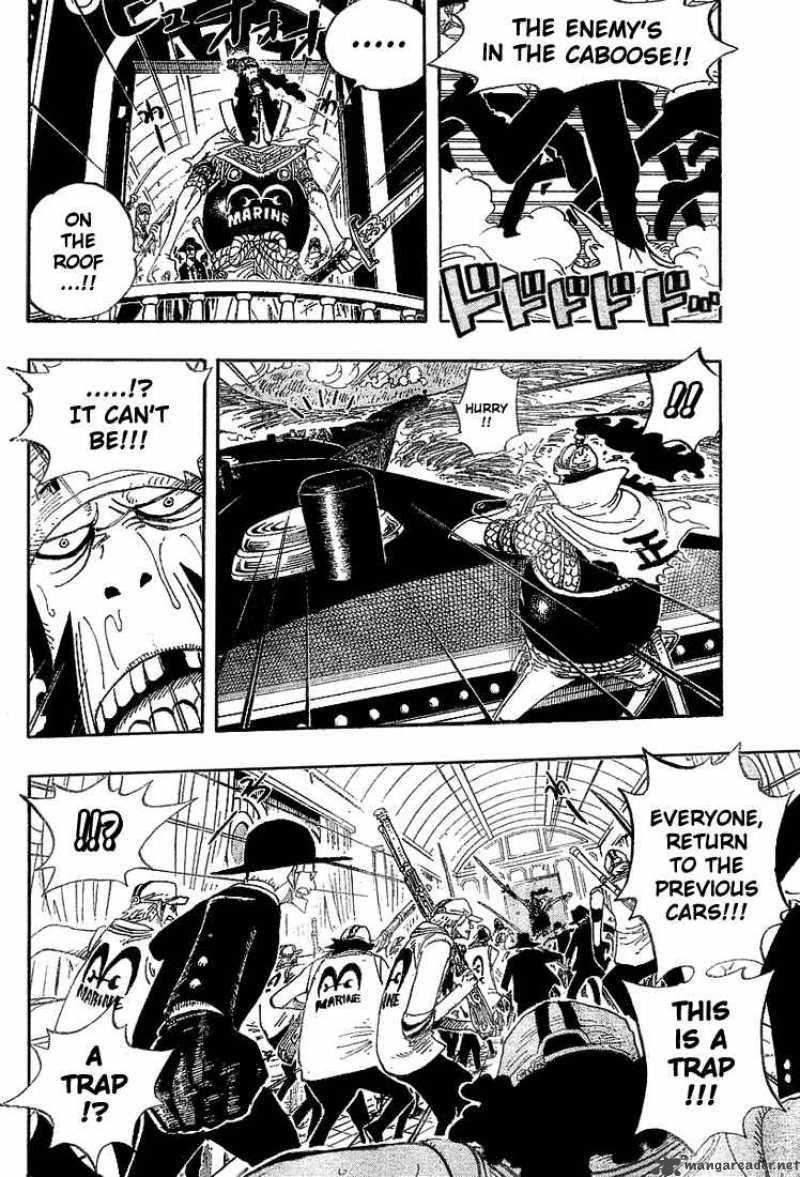One Piece Chapter 368 page 10 - Chapter 368: Sea Train Battle Game