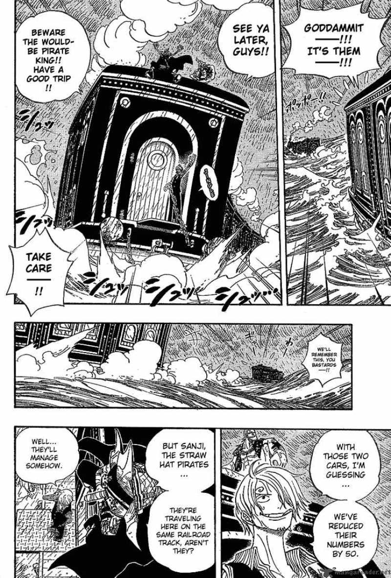 One Piece Chapter 368 page 12 - Chapter 368: Sea Train Battle Game