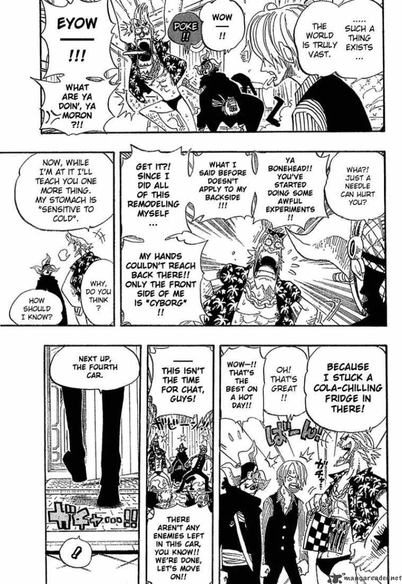 One Piece Chapter 368 page 17 - Chapter 368: Sea Train Battle Game