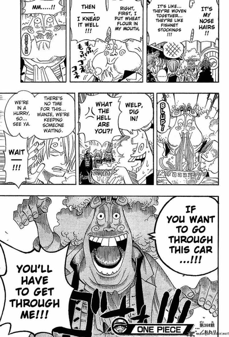 One Piece Chapter 368 page 19 - Chapter 368: Sea Train Battle Game