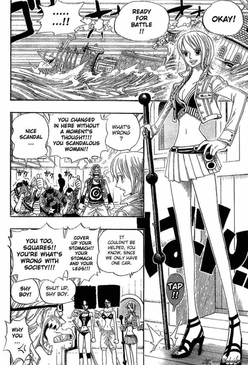 One Piece Chapter 368 page 4 - Chapter 368: Sea Train Battle Game