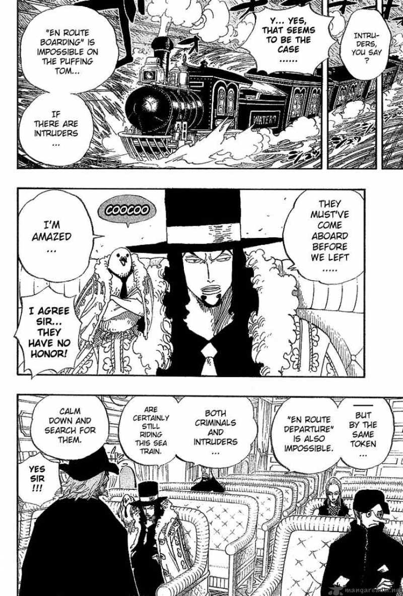 One Piece Chapter 368 page 6 - Chapter 368: Sea Train Battle Game