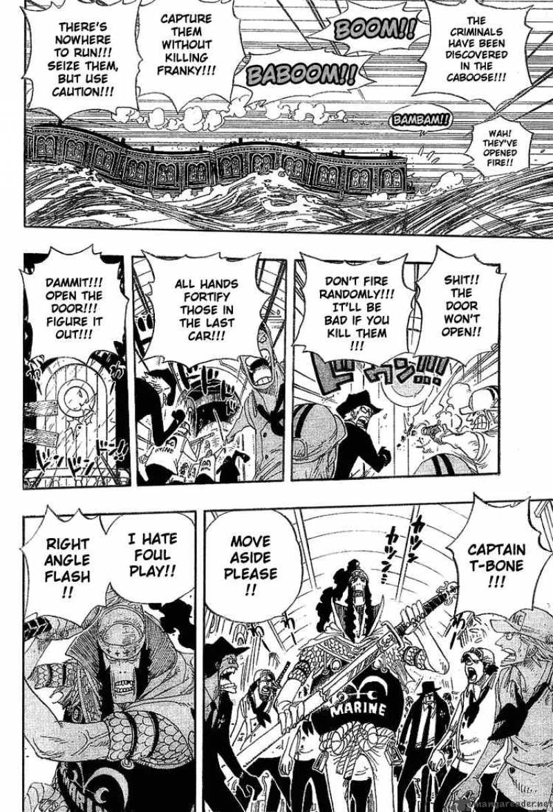 One Piece Chapter 368 page 8 - Chapter 368: Sea Train Battle Game