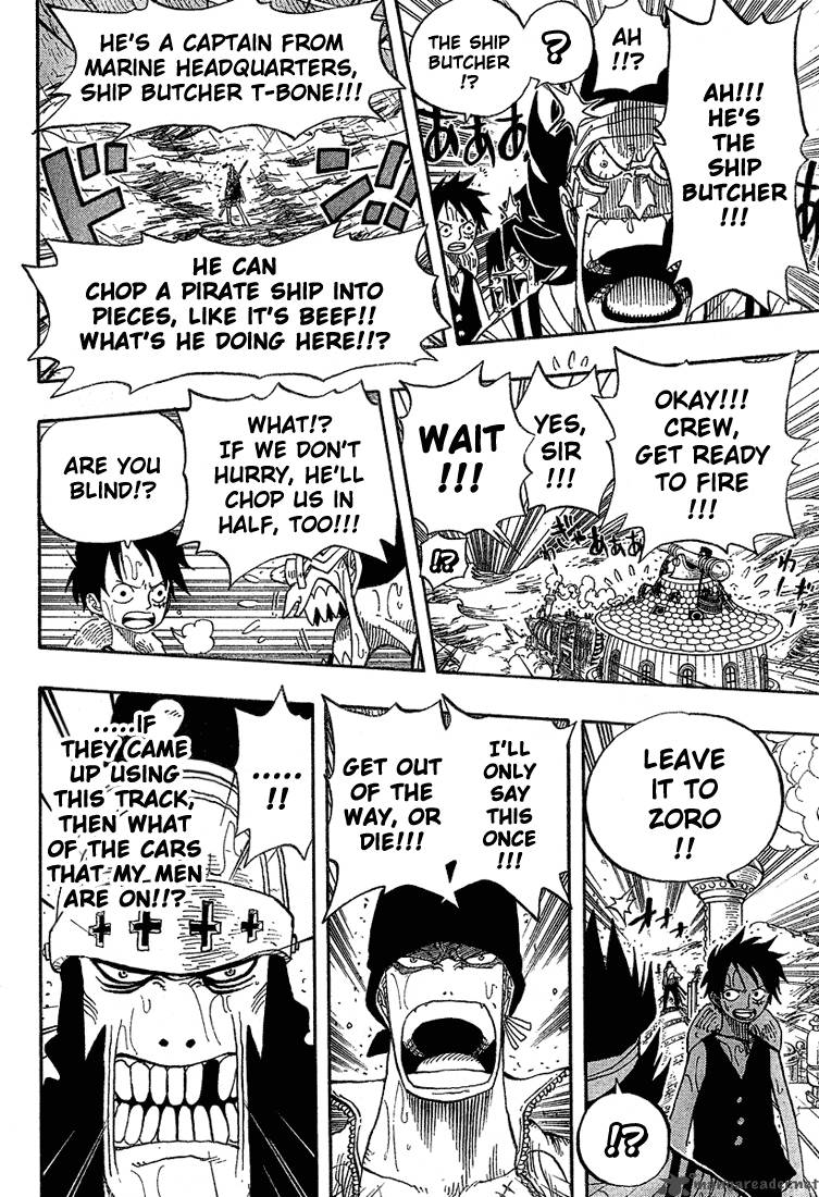 One Piece Chapter 371 page 13 - Chapter 371: The Admirable Captain T Bone