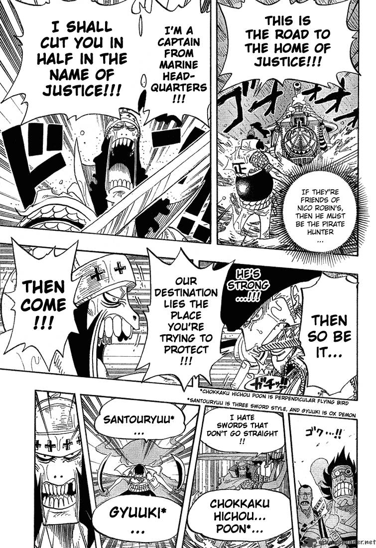 One Piece Chapter 371 page 14 - Chapter 371: The Admirable Captain T Bone