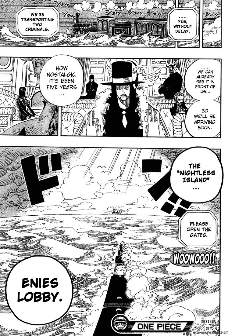 One Piece Chapter 374 page 19 - Chapter 374: Scramble