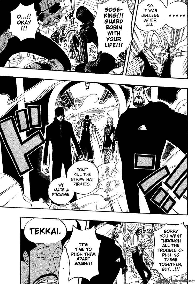 One Piece Chapter 374 page 7 - Chapter 374: Scramble
