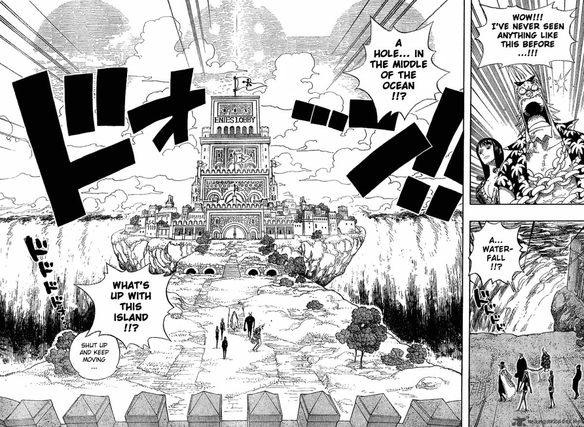 One Piece Chapter 375 page 12 - Chapter 375: The Superhumans of Enies Lobby