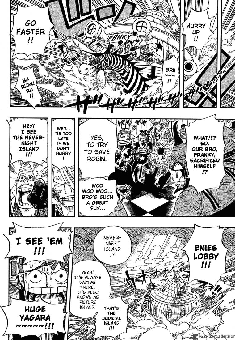 One Piece Chapter 375 page 16 - Chapter 375: The Superhumans of Enies Lobby