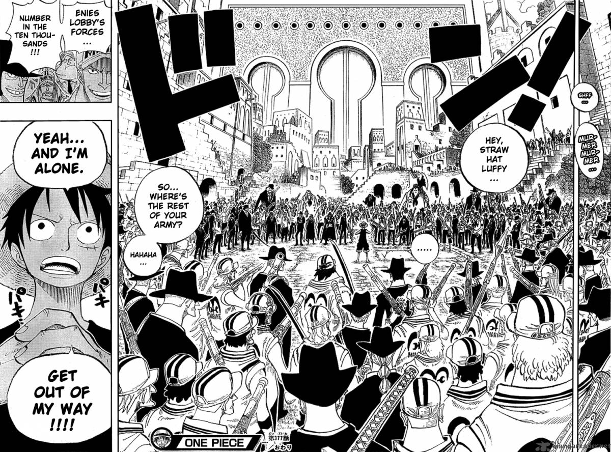 One Piece Chapter 377 page 16 - Chapter 377: Great Battle on the Judiciary Island!!
