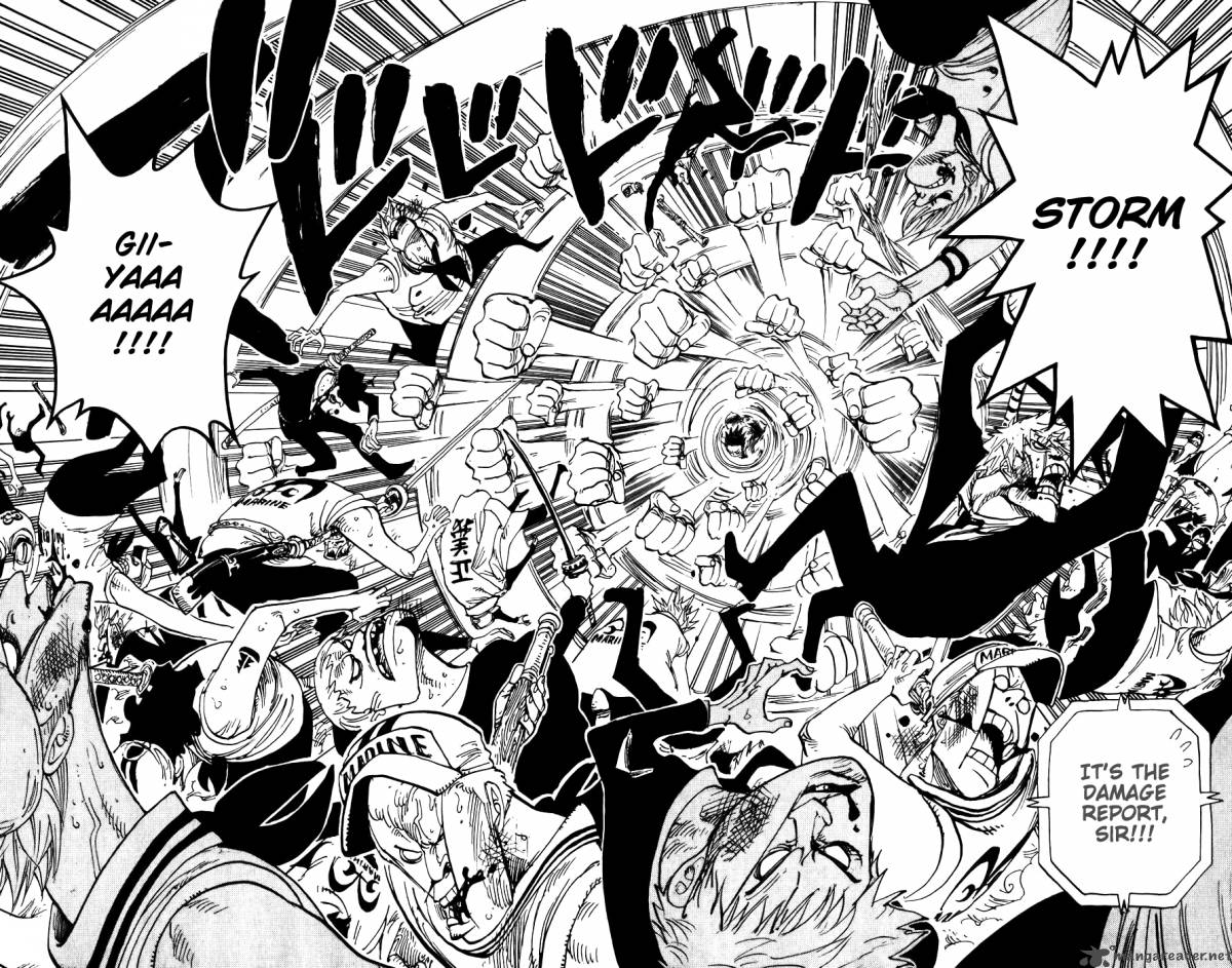 One Piece Chapter 378 page 18 - Chapter 378: Damage Report