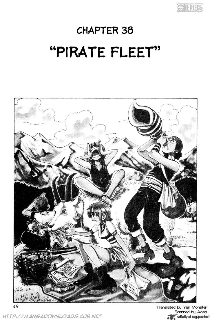 One Piece Chapter 38 page 1 - Chapter 38: Pirate Crew