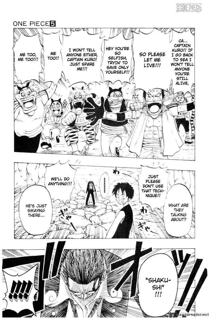 One Piece Chapter 38 page 17 - Chapter 38: Pirate Crew