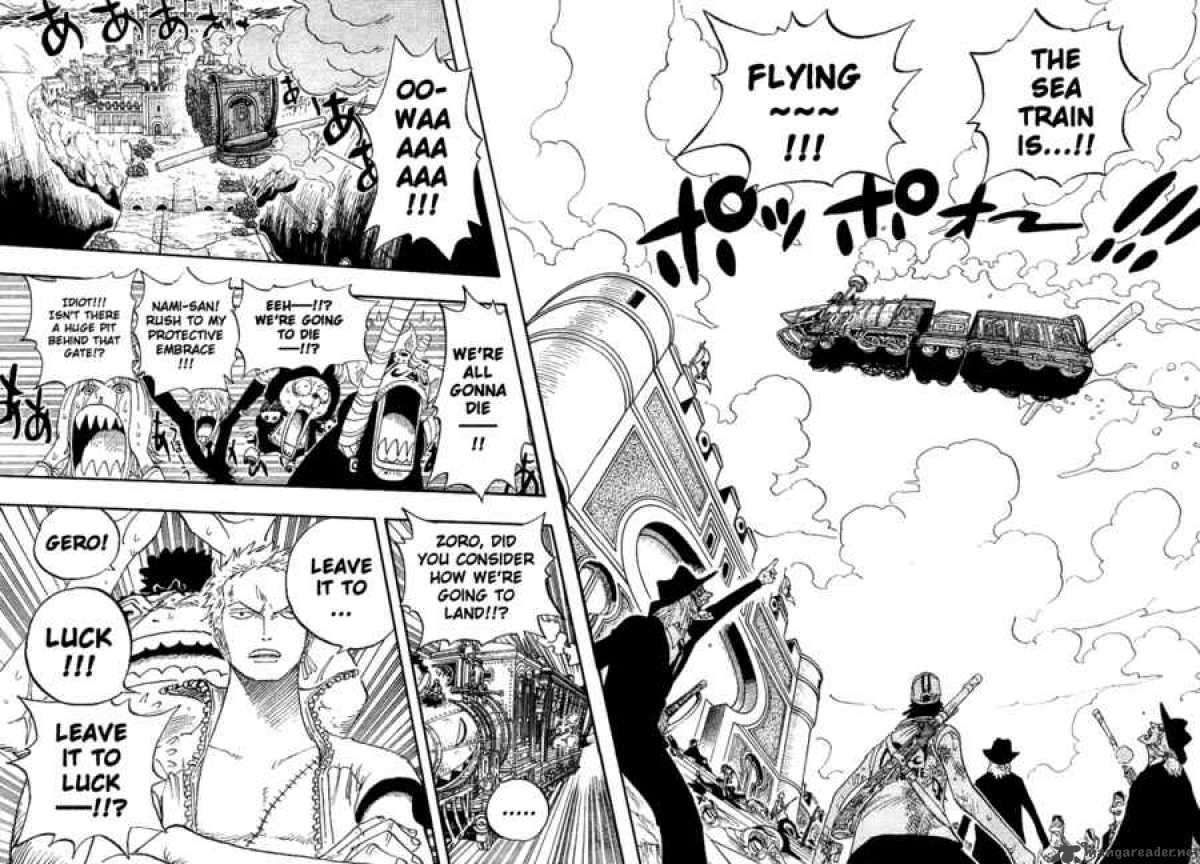 One Piece Chapter 380 page 10 - Chapter 380: Enies Lobby Main Island Express