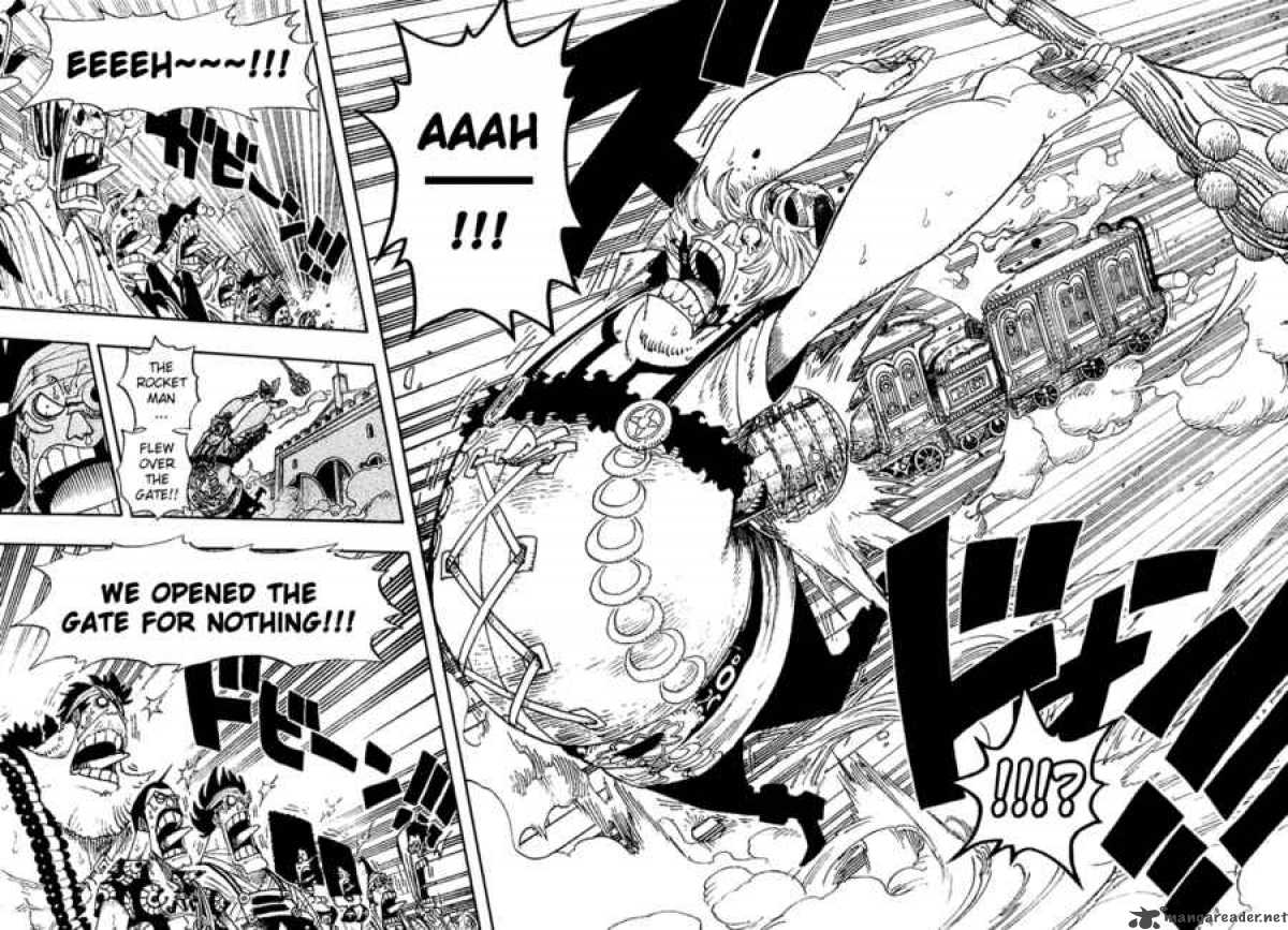 One Piece Chapter 380 page 15 - Chapter 380: Enies Lobby Main Island Express