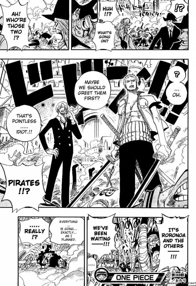 One Piece Chapter 380 page 17 - Chapter 380: Enies Lobby Main Island Express