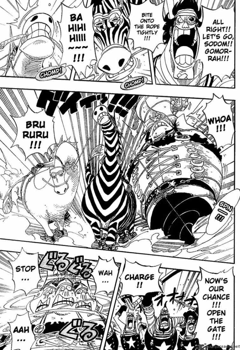 One Piece Chapter 380 page 5 - Chapter 380: Enies Lobby Main Island Express