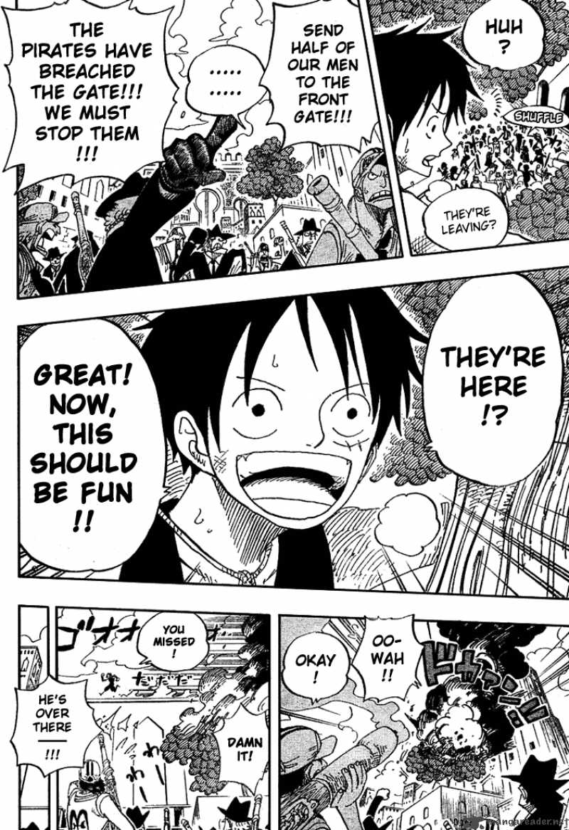 One Piece Chapter 381 page 12 - Chapter 381: Fired