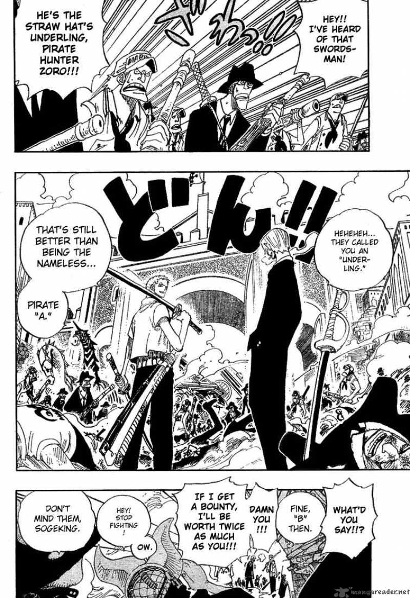 One Piece Chapter 381 page 2 - Chapter 381: Fired