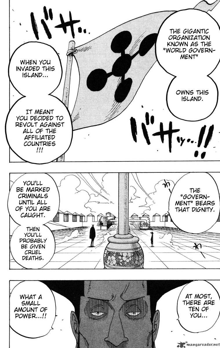 One Piece Chapter 383 page 11 - Chapter 383: Luffy vs Blueno