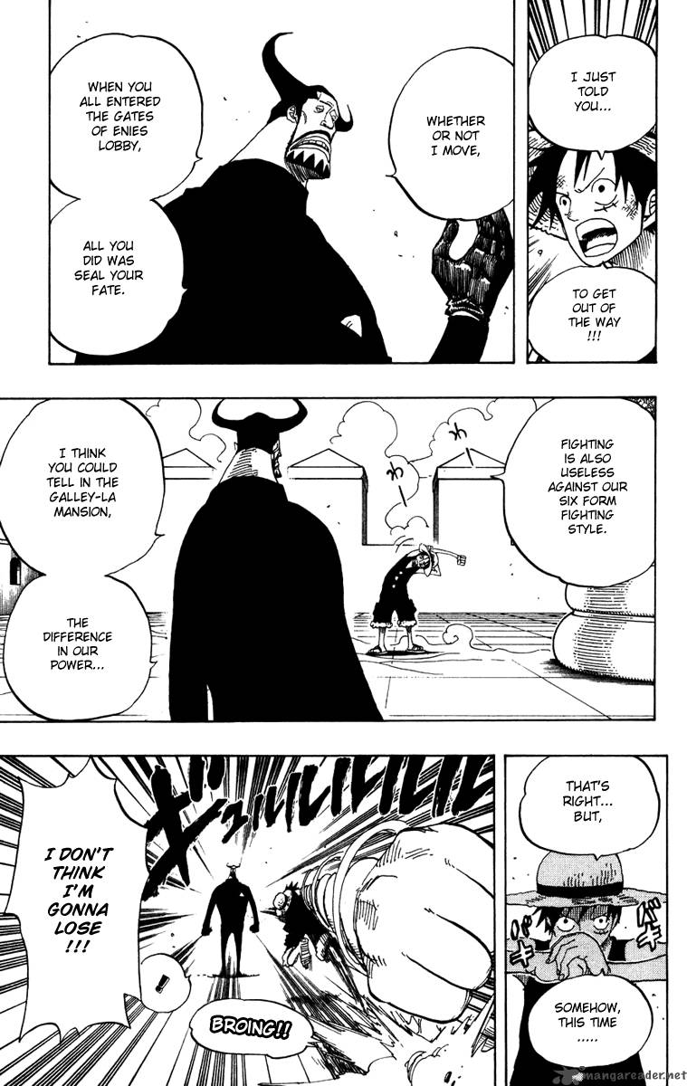 One Piece Chapter 383 page 12 - Chapter 383: Luffy vs Blueno