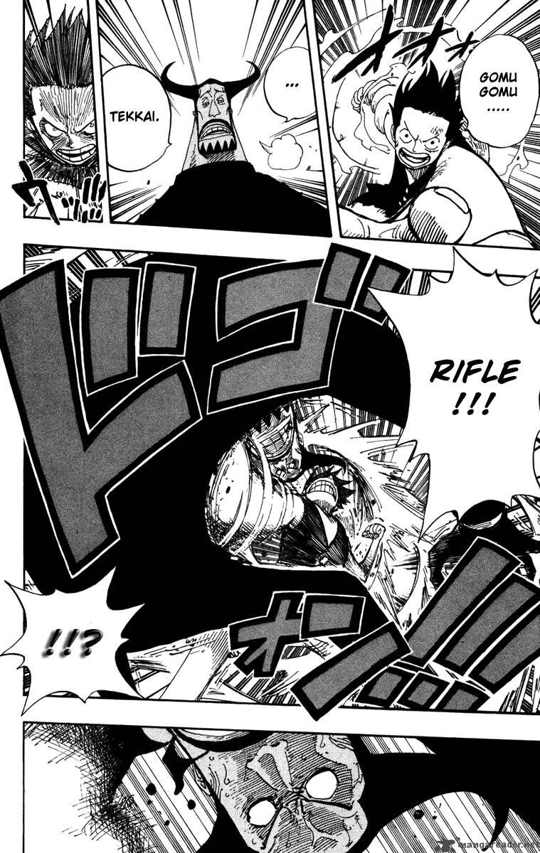 One Piece Chapter 383 page 13 - Chapter 383: Luffy vs Blueno