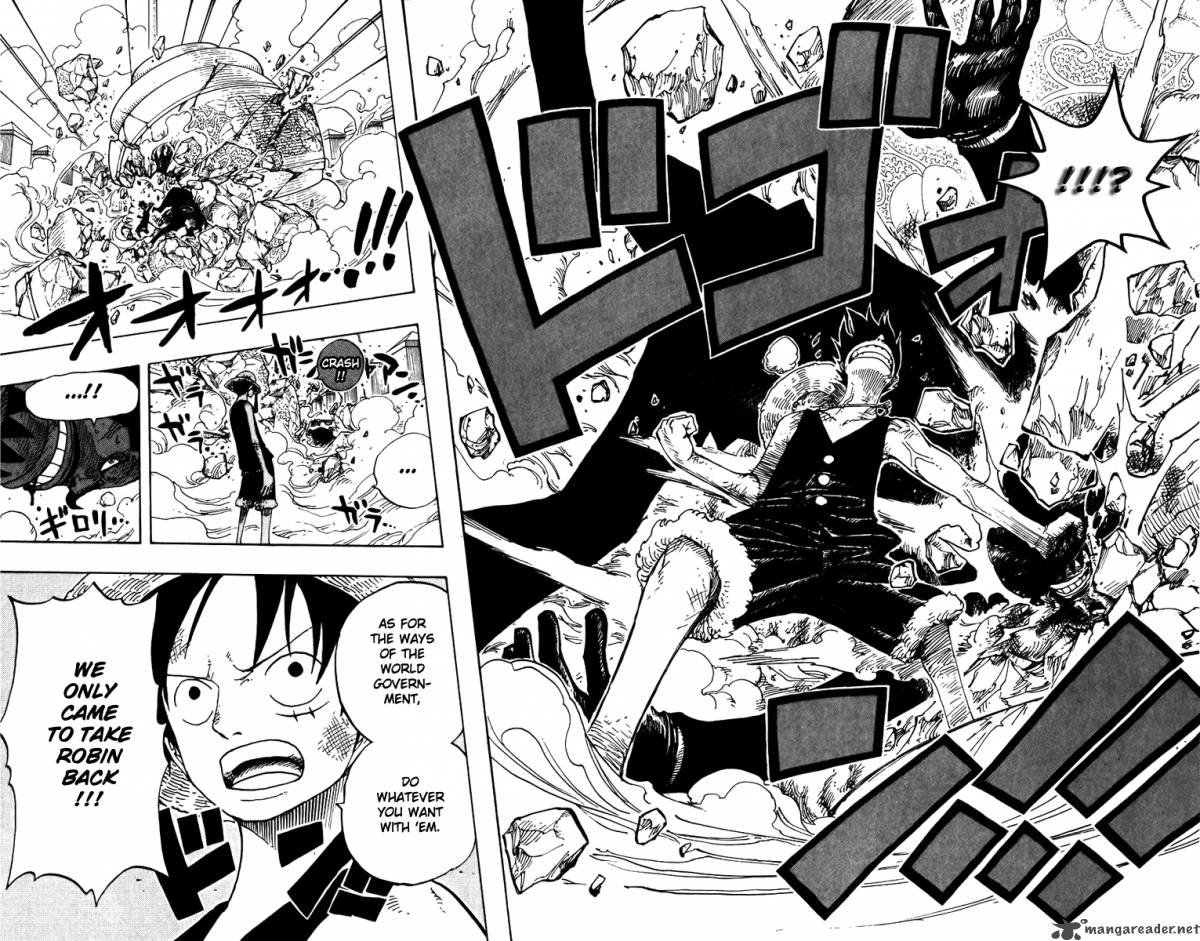 One Piece Chapter 383 page 15 - Chapter 383: Luffy vs Blueno