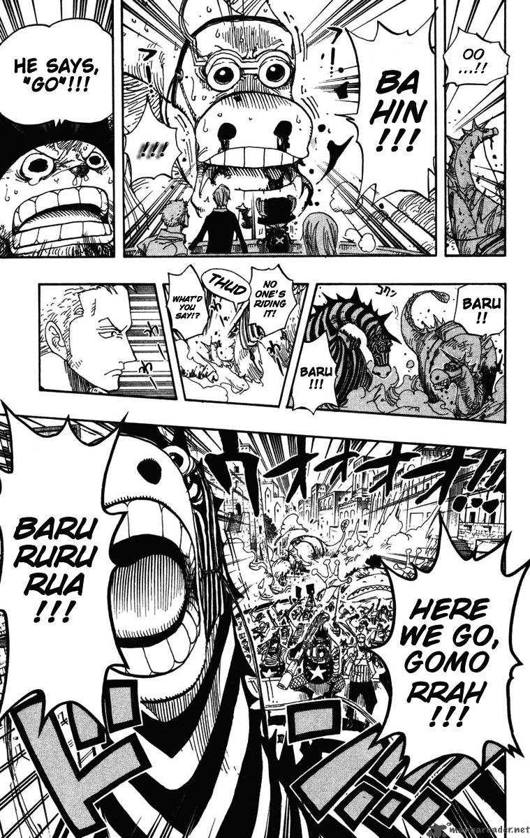One Piece Chapter 383 page 19 - Chapter 383: Luffy vs Blueno