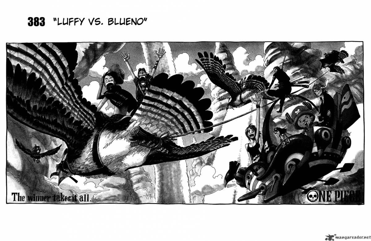 One Piece Chapter 383 page 2 - Chapter 383: Luffy vs Blueno