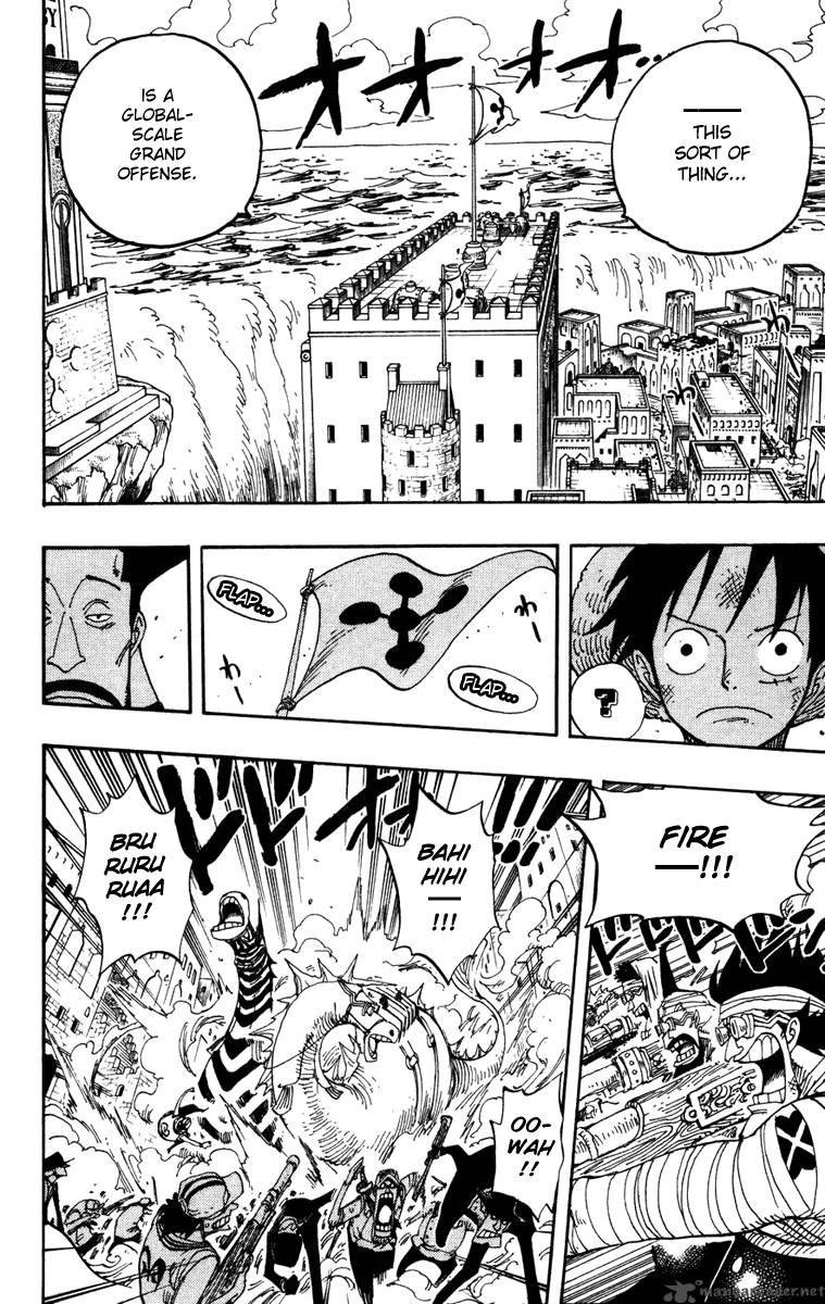 One Piece Chapter 383 page 5 - Chapter 383: Luffy vs Blueno
