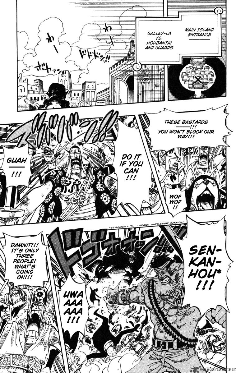 One Piece Chapter 383 page 8 - Chapter 383: Luffy vs Blueno