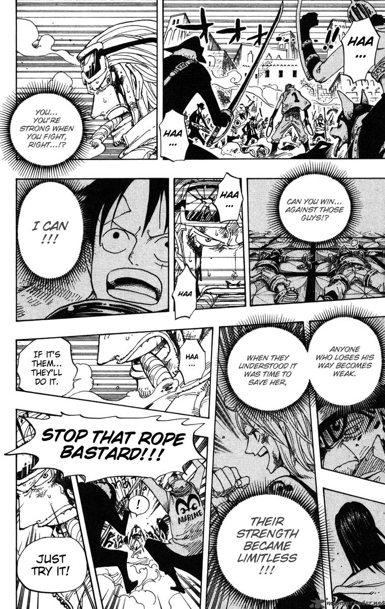 One Piece Chapter 383 page 9 - Chapter 383: Luffy vs Blueno