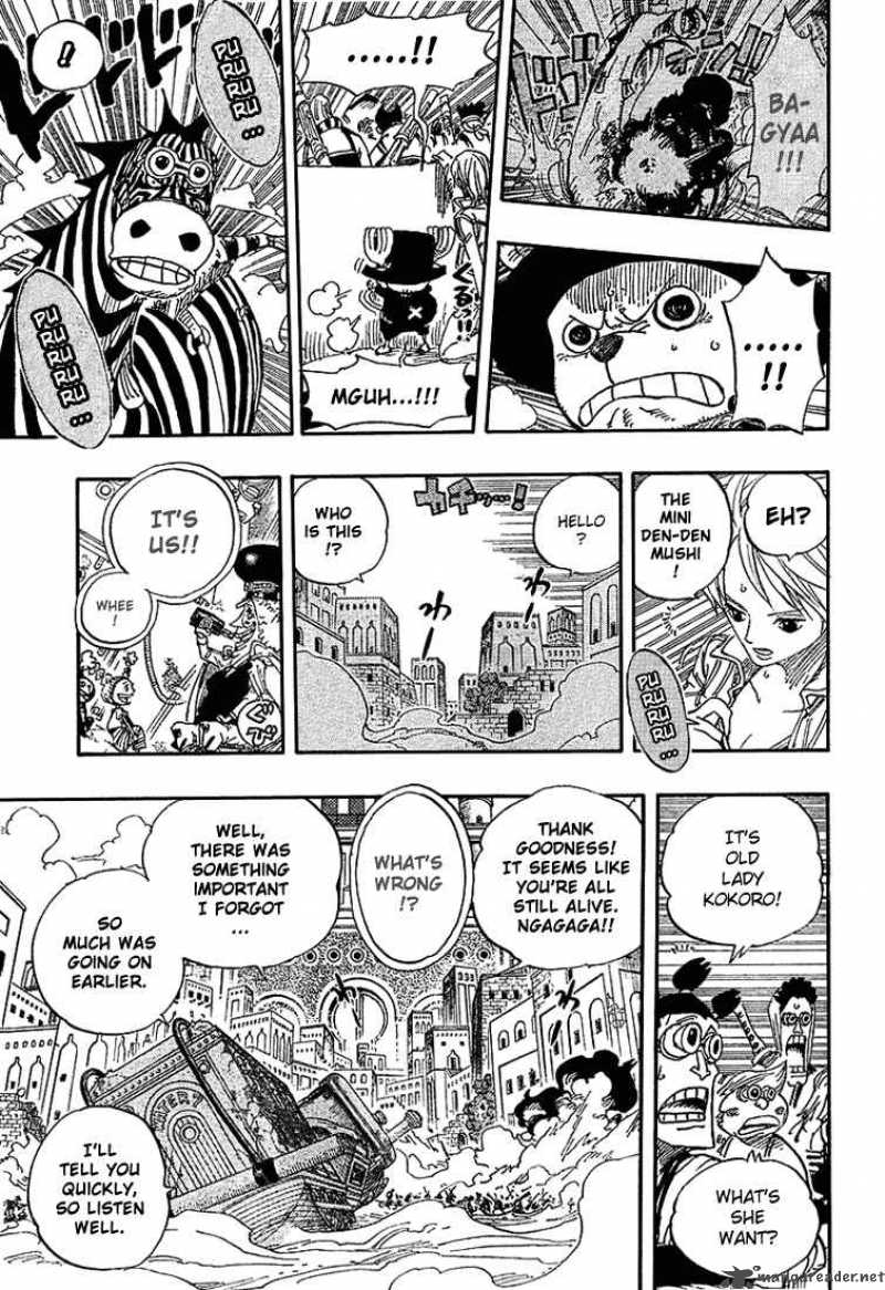 One Piece Chapter 384 page 11 - Chapter 384: Signal the Counterattack