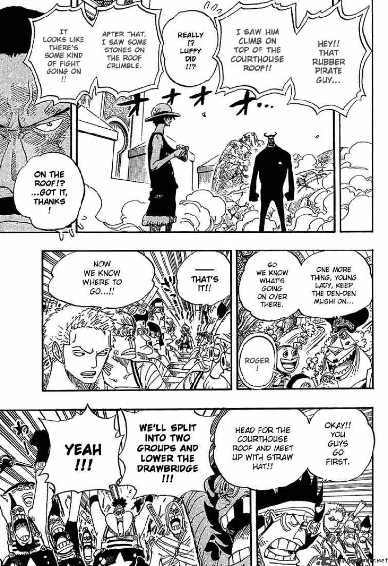 One Piece Chapter 384 page 13 - Chapter 384: Signal the Counterattack