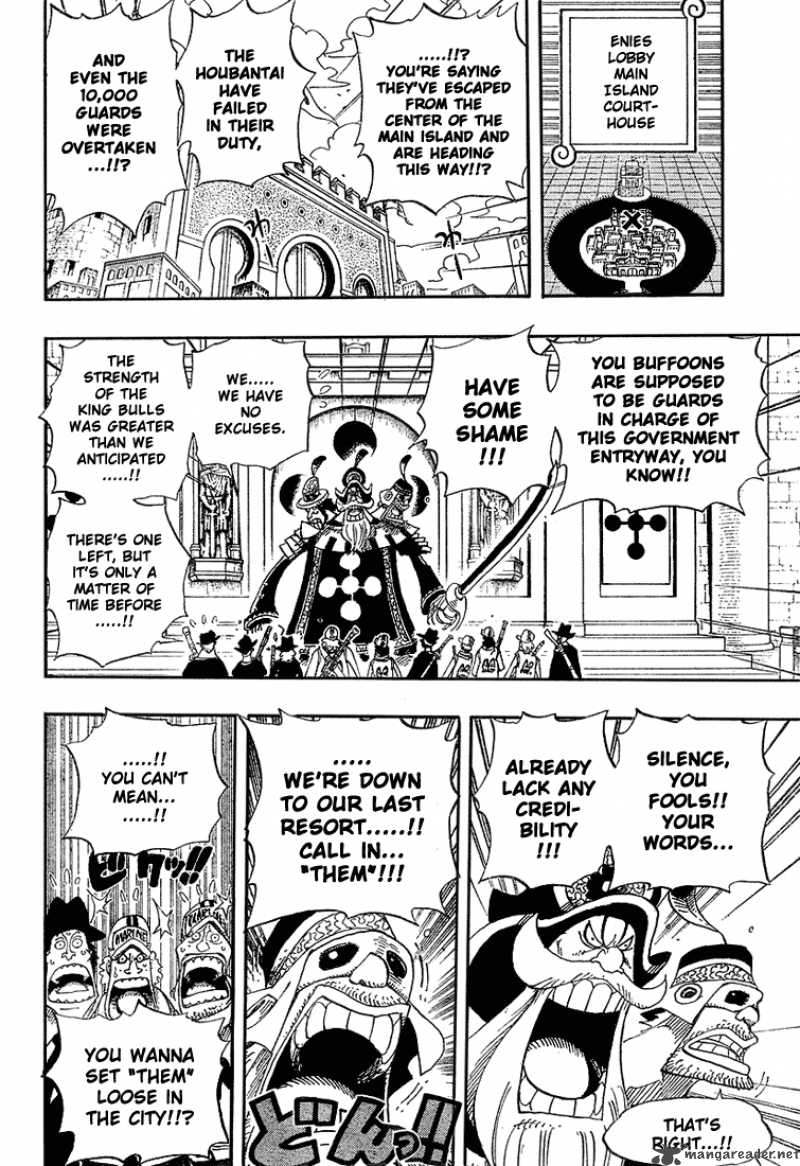 One Piece Chapter 384 page 8 - Chapter 384: Signal the Counterattack