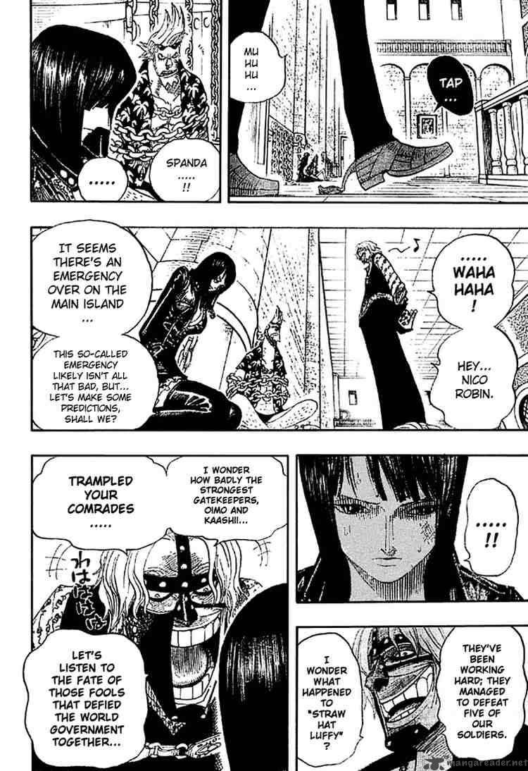 One Piece Chapter 386 page 4 - Chapter 386: Unprecedented
