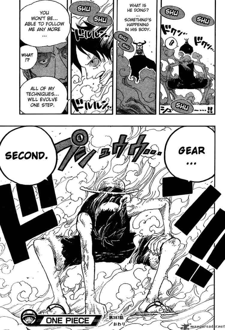 One Piece Chapter 387 page 17 - Chapter 387: Gear