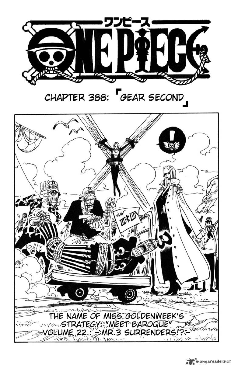 One Piece Chapter 388 page 1 - Chapter 388: Gear 2