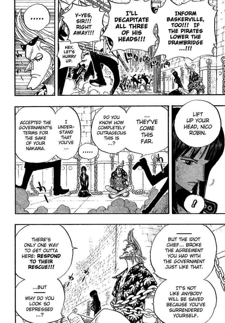 One Piece Chapter 389 page 6 - Chapter 389: Response