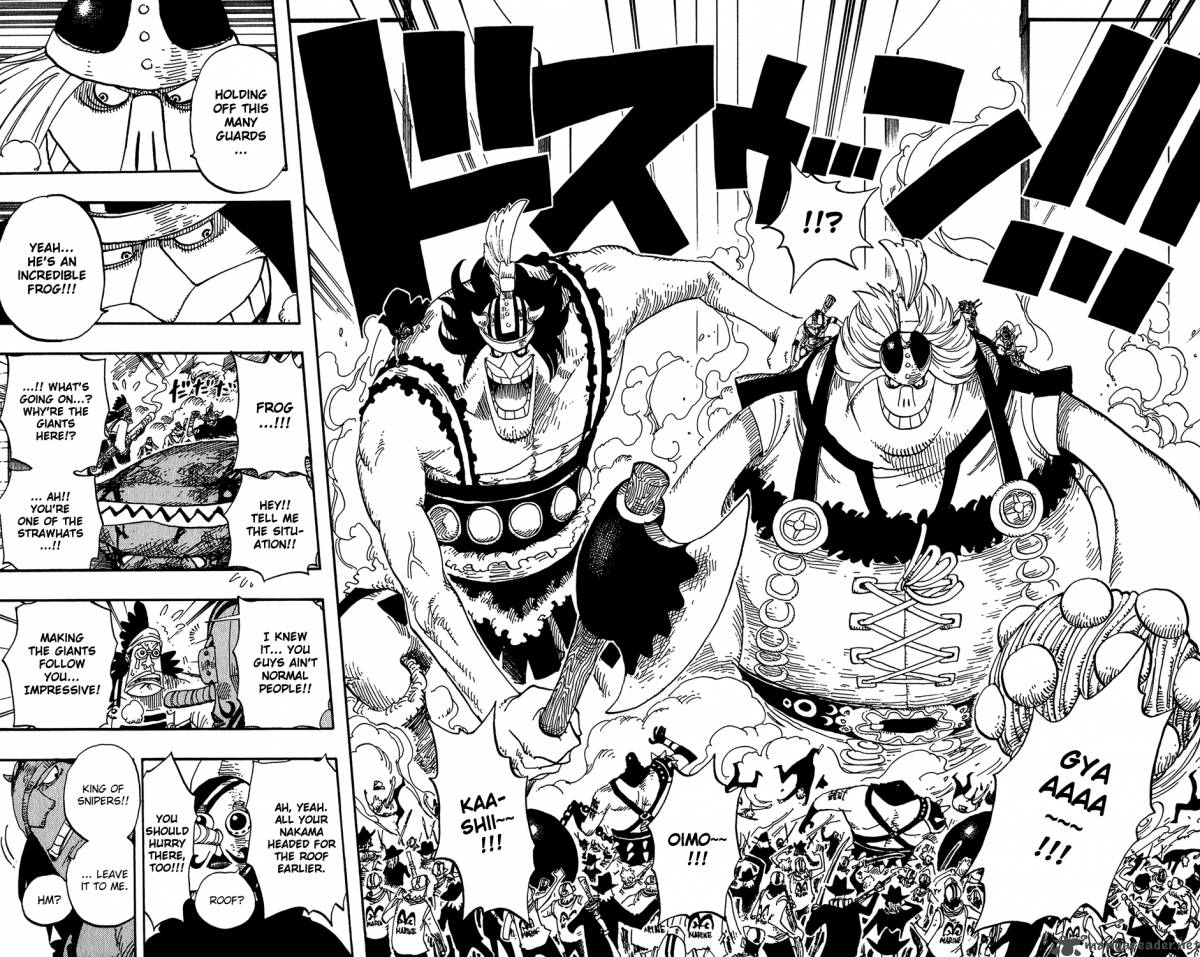 One Piece Chapter 390 page 10 - Chapter 390: Accepting the Challenge