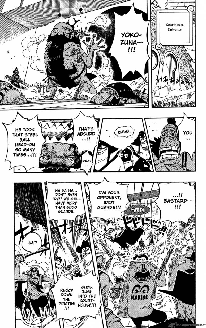 One Piece Chapter 390 page 9 - Chapter 390: Accepting the Challenge