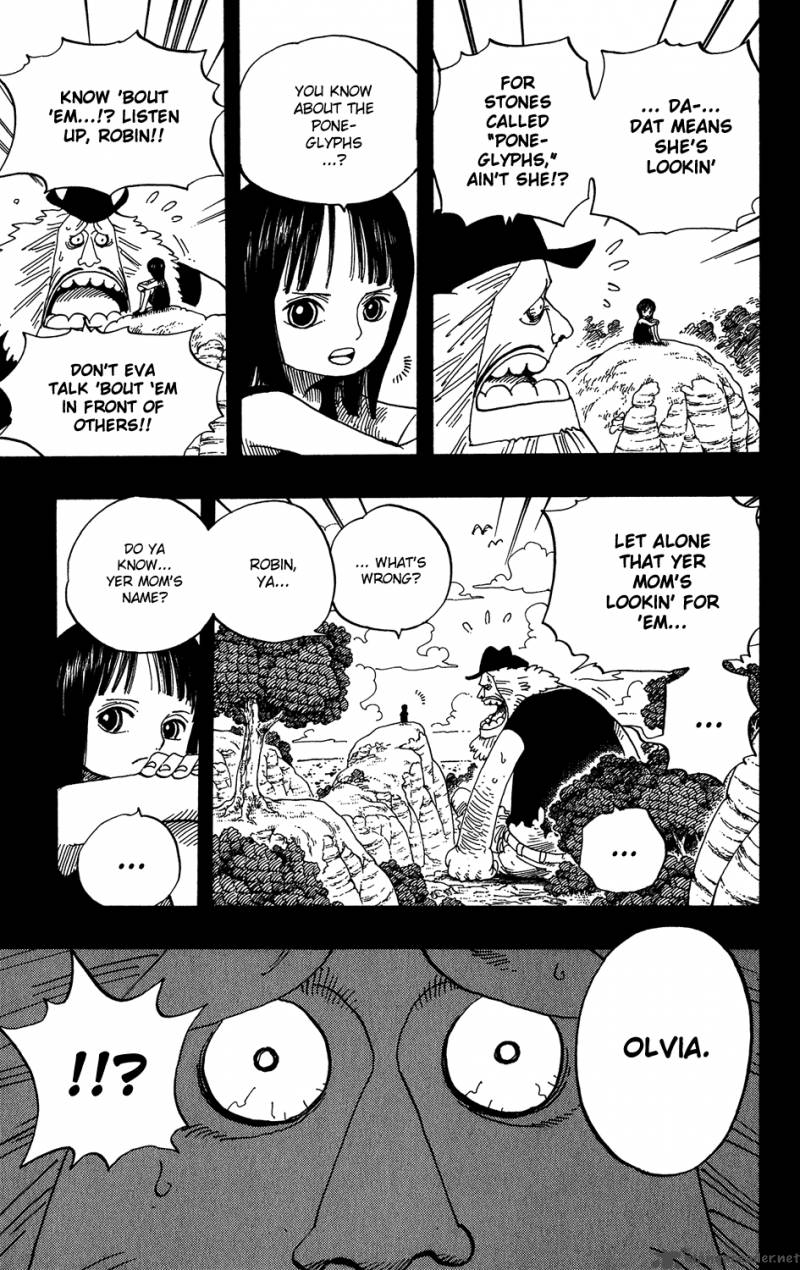 One Piece Chapter 393 page 5 - Chapter 393: Olvia