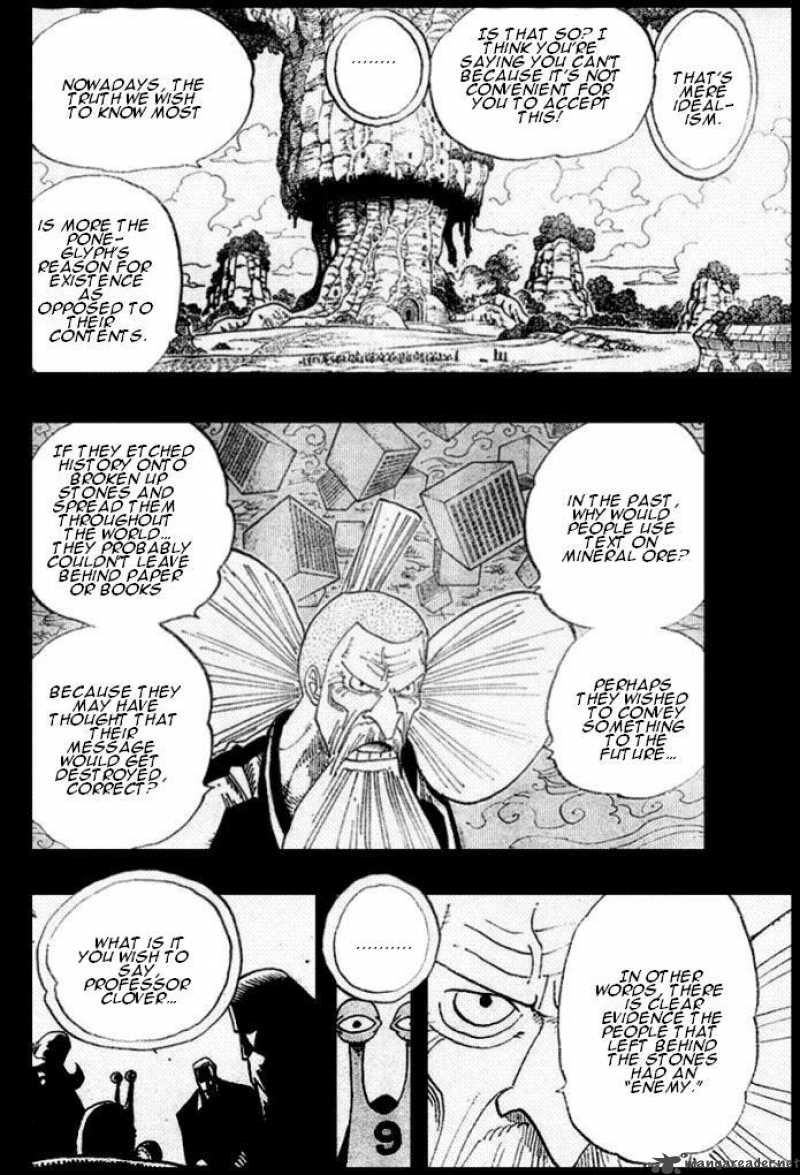 One Piece Chapter 395 page 7 - Chapter 395: Ohara vs. the World Government