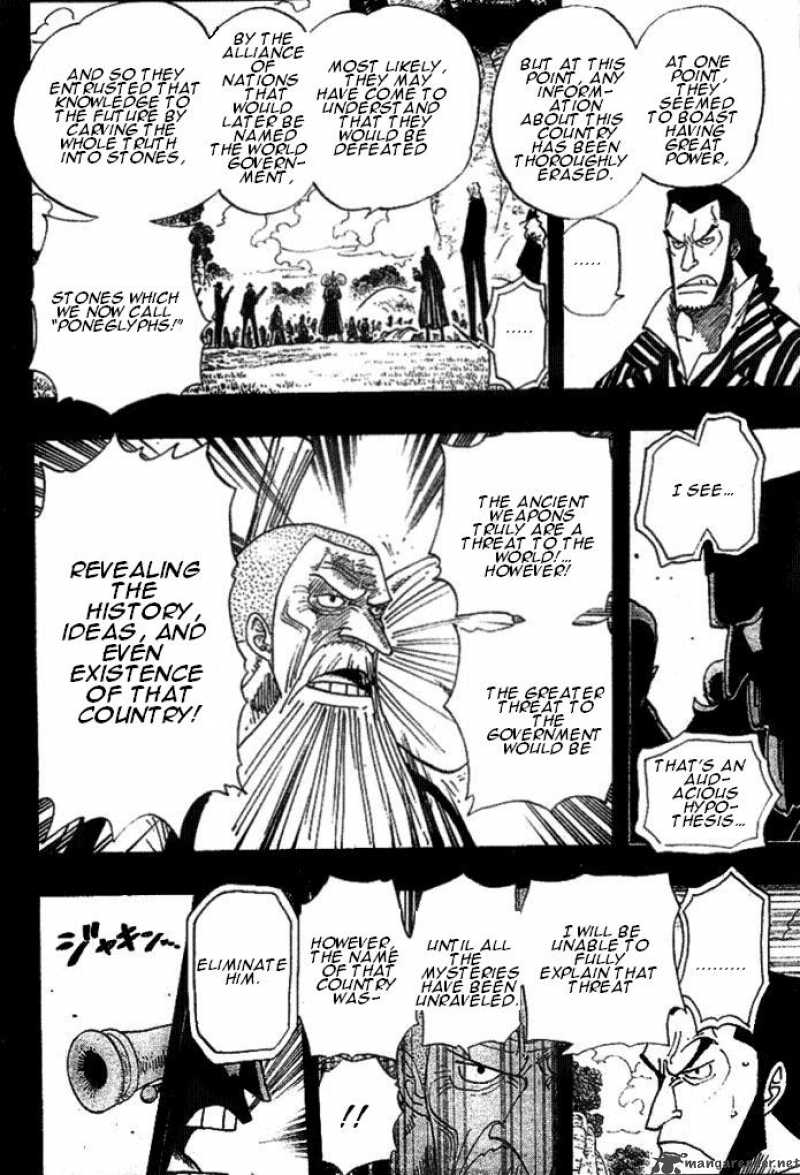 One Piece Chapter 395 page 9 - Chapter 395: Ohara vs. the World Government