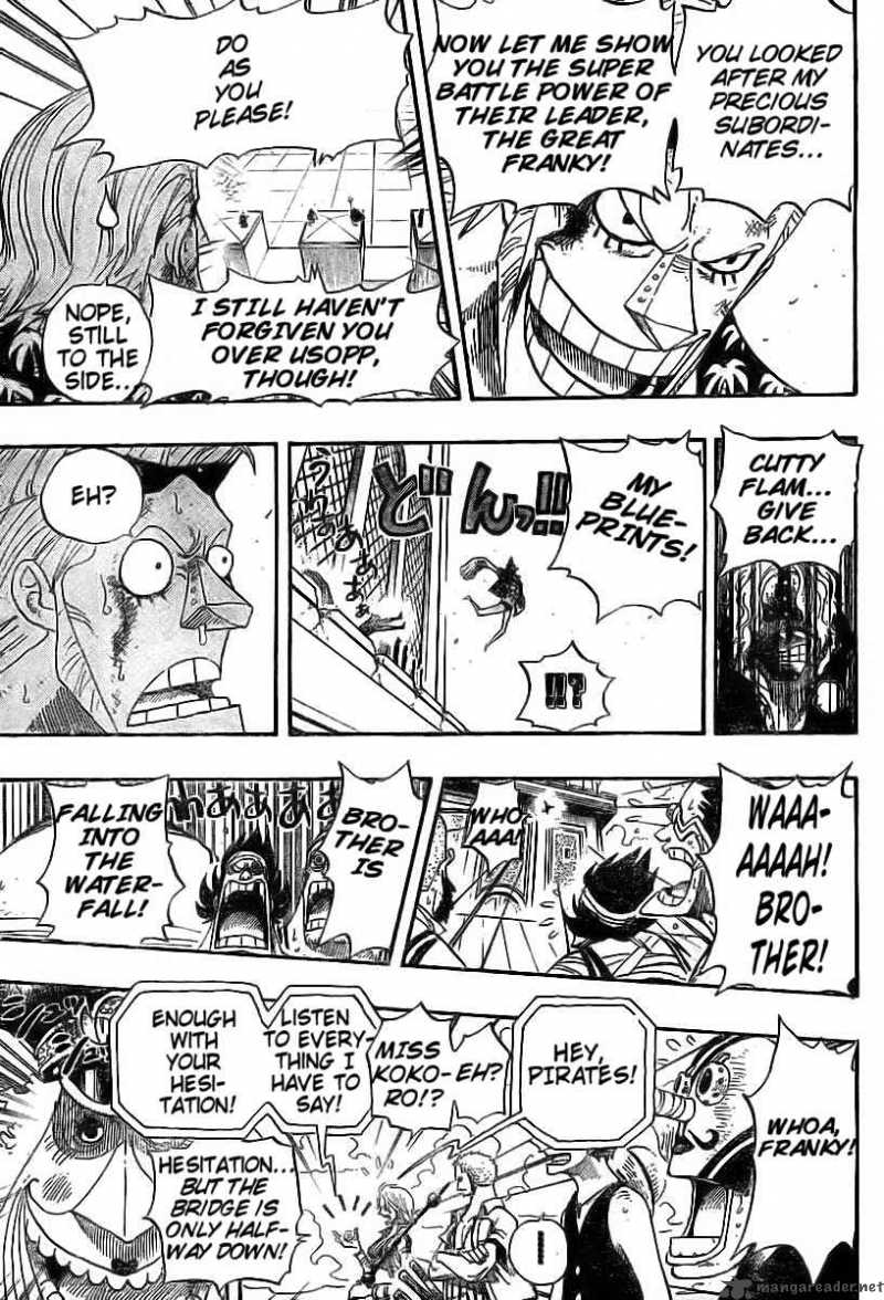 One Piece Chapter 399 page 14 - Chapter 399: Jump Toward the Waterfall!!