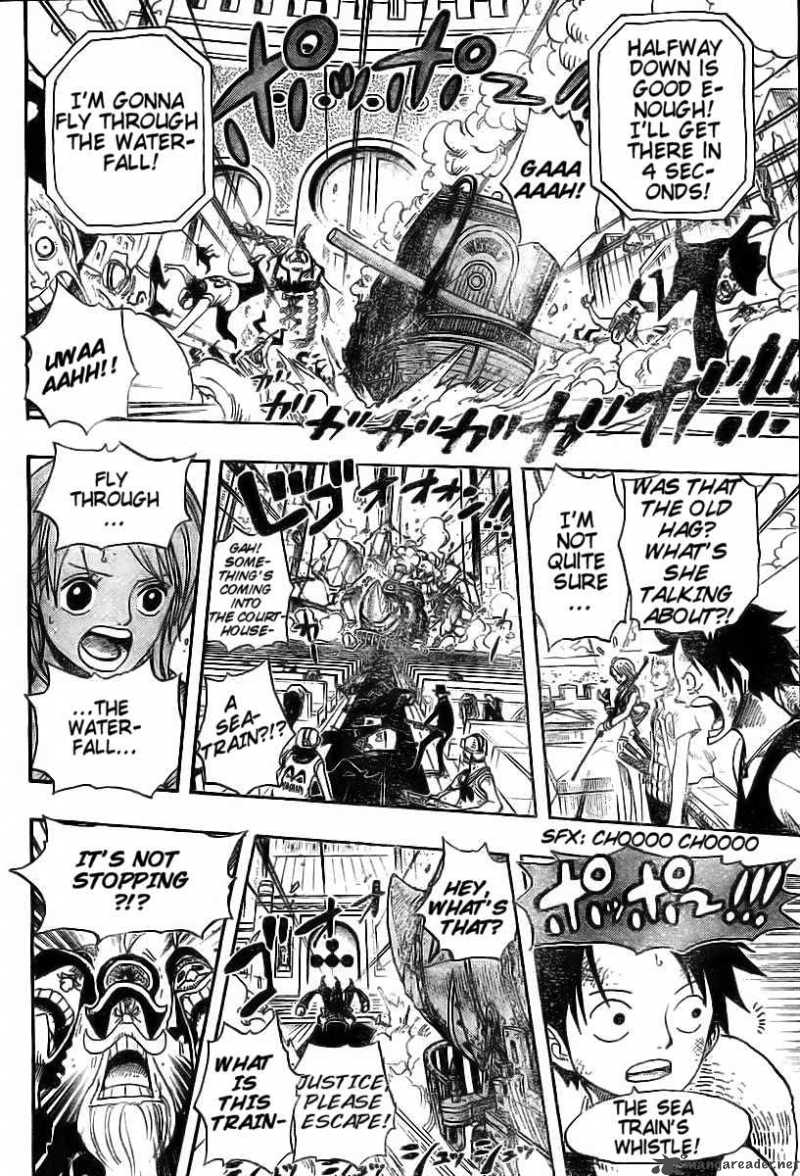 One Piece Chapter 399 page 15 - Chapter 399: Jump Toward the Waterfall!!