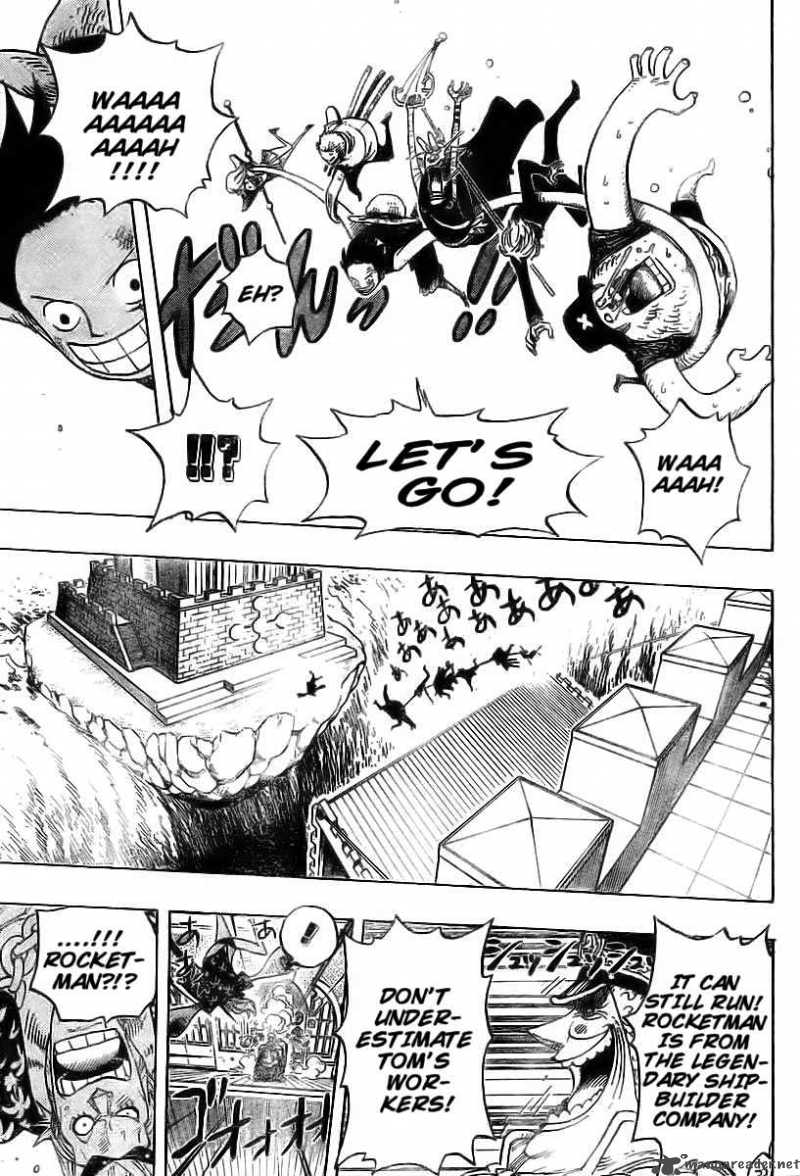 One Piece Chapter 399 page 16 - Chapter 399: Jump Toward the Waterfall!!