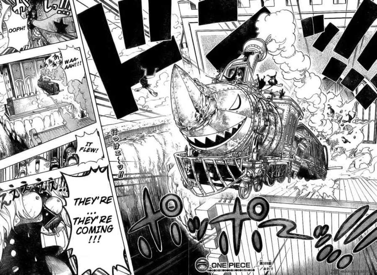 One Piece Chapter 399 page 17 - Chapter 399: Jump Toward the Waterfall!!